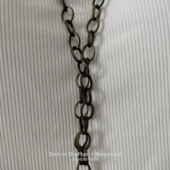 Opera Style Boho Pendant Gemstone Bead Adjustable Necklace - Picture 7 of 8